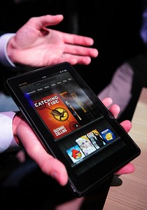 The new Amazon Kindle Fire tablet is dis